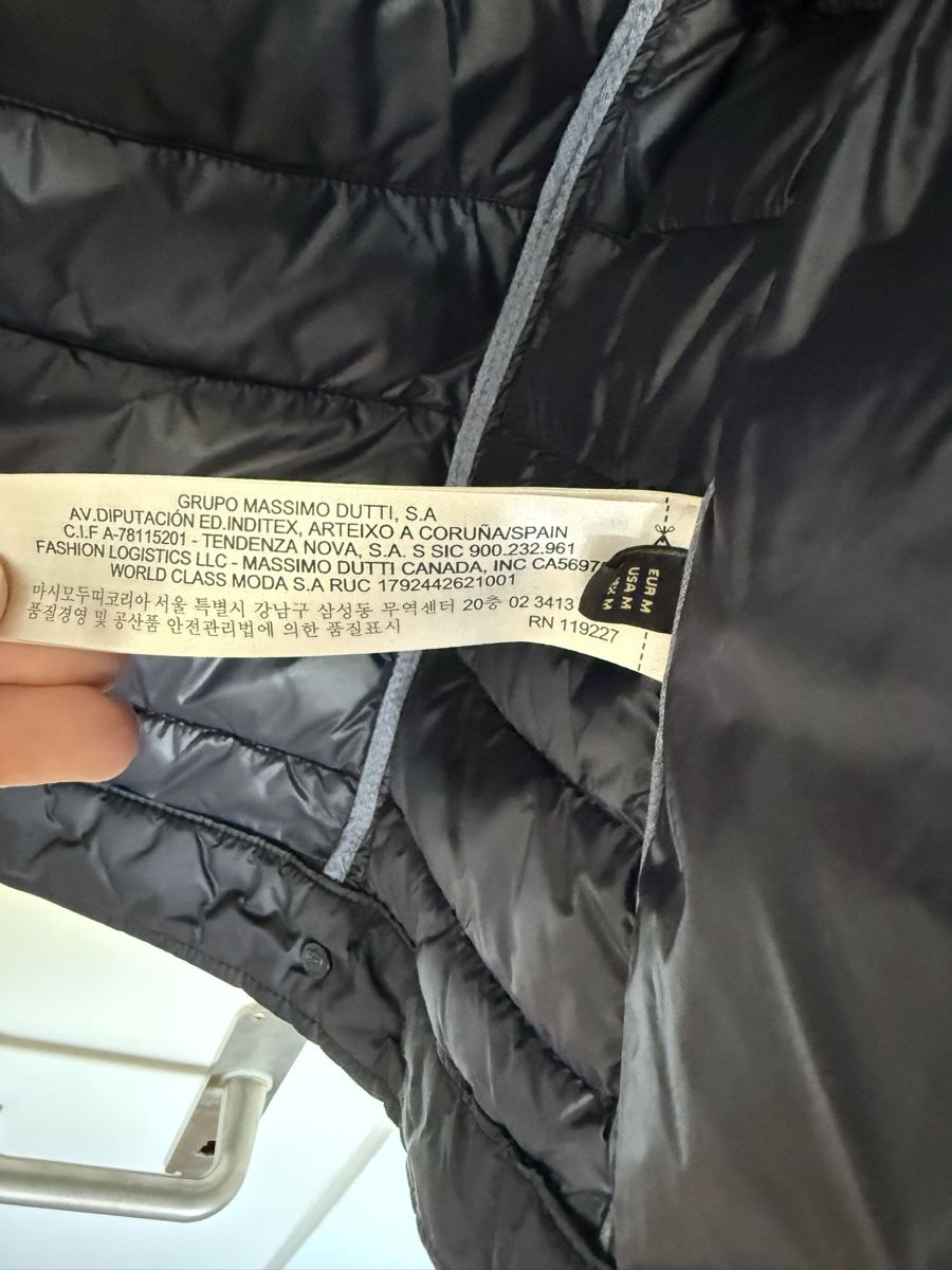 Massimo Dutti Giacche: NEU Massimo Dutti leichte Daunen Steppjacke Grösse M – Nuovo e nell'imballaggio originale da Zug venduto da MC2CC 1