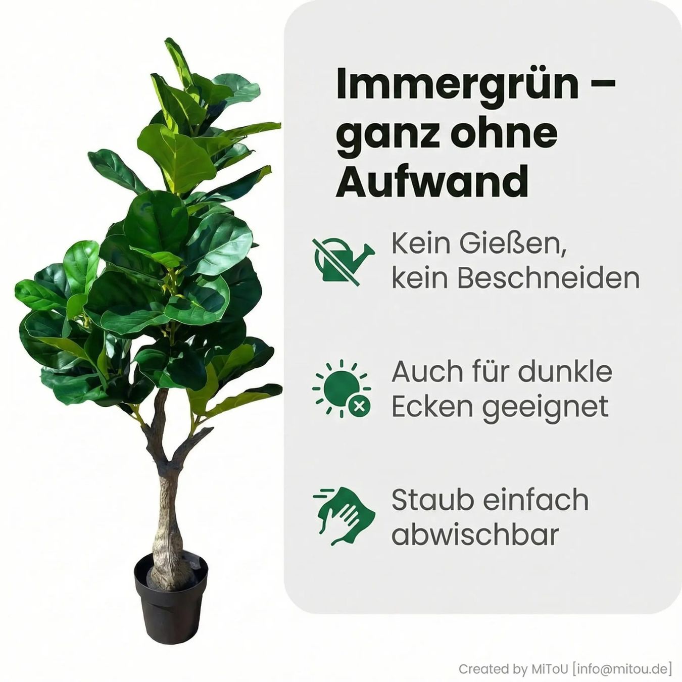 Piante & sementi: HST Kunstpflanze Jackfruchtbaum Kunst Palme Blume Kunstbaum – Nuovo e nell'imballaggio originale da Hess.-Lichtenau venduto da hst_sicherheit 6