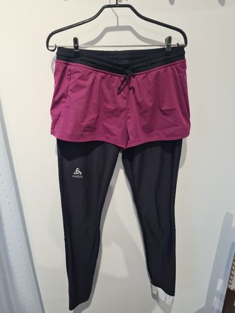 Odlo Damen Laufhose Grösse M mit Übershorts 