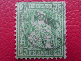 Sitzende 1880: Nr.40.2.01 Doppelprägung Zum.SPEZ: Kat: 800.-