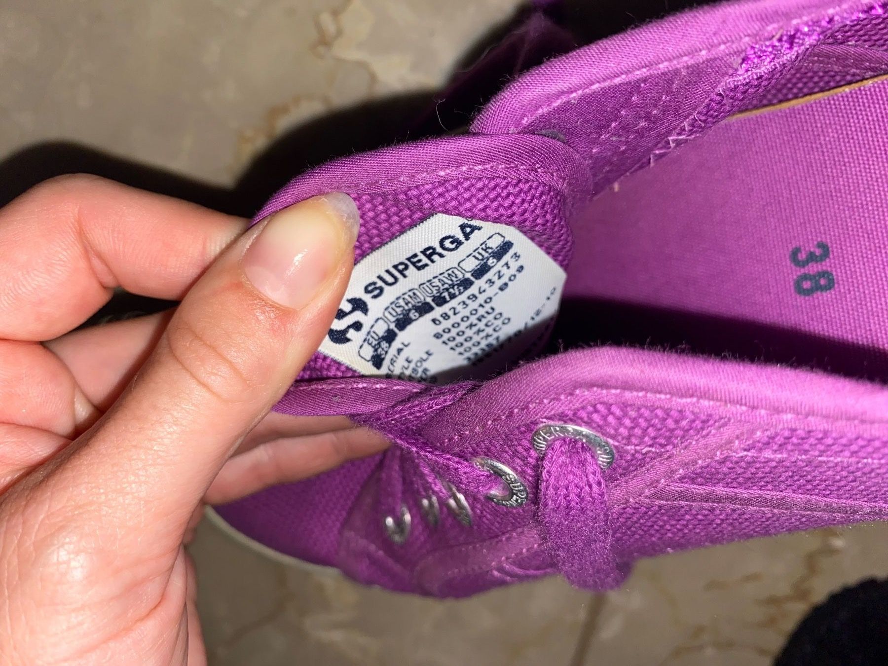 Superga Scarpe da donna: Superga Schuhe violett Gr. 38 – Nuovo (secondo la descrizione) da Altendorf venduto da Jeshy15 1