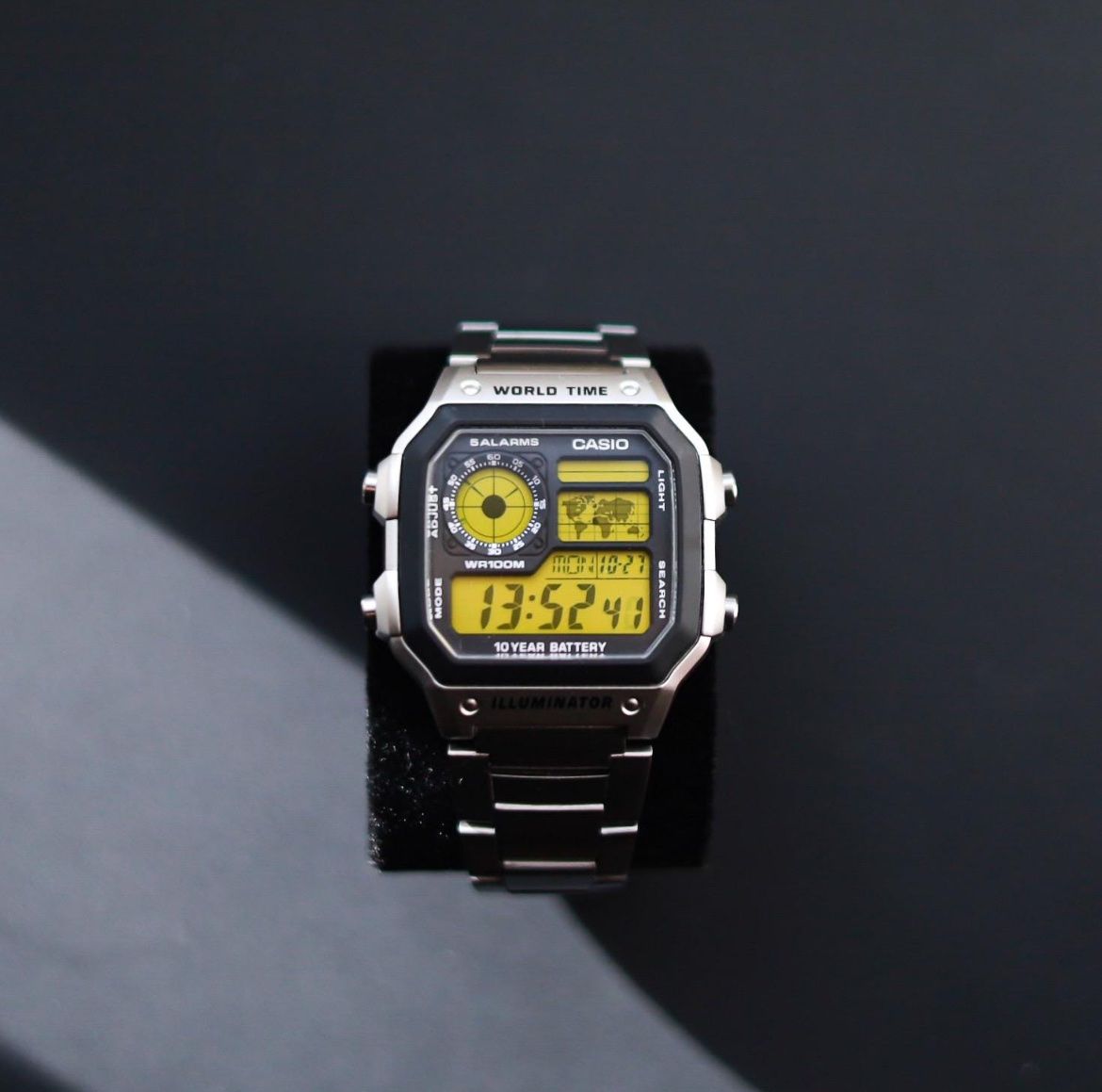 Casio Uhren: Casio Lime Violet Custom Mod Watch | 10j. Batterie – Neu und originalverpackt aus Luzern von Vi-Print 2