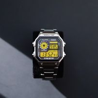Casio Royale Gelb Custom Mod Watch | 10j. Batterie