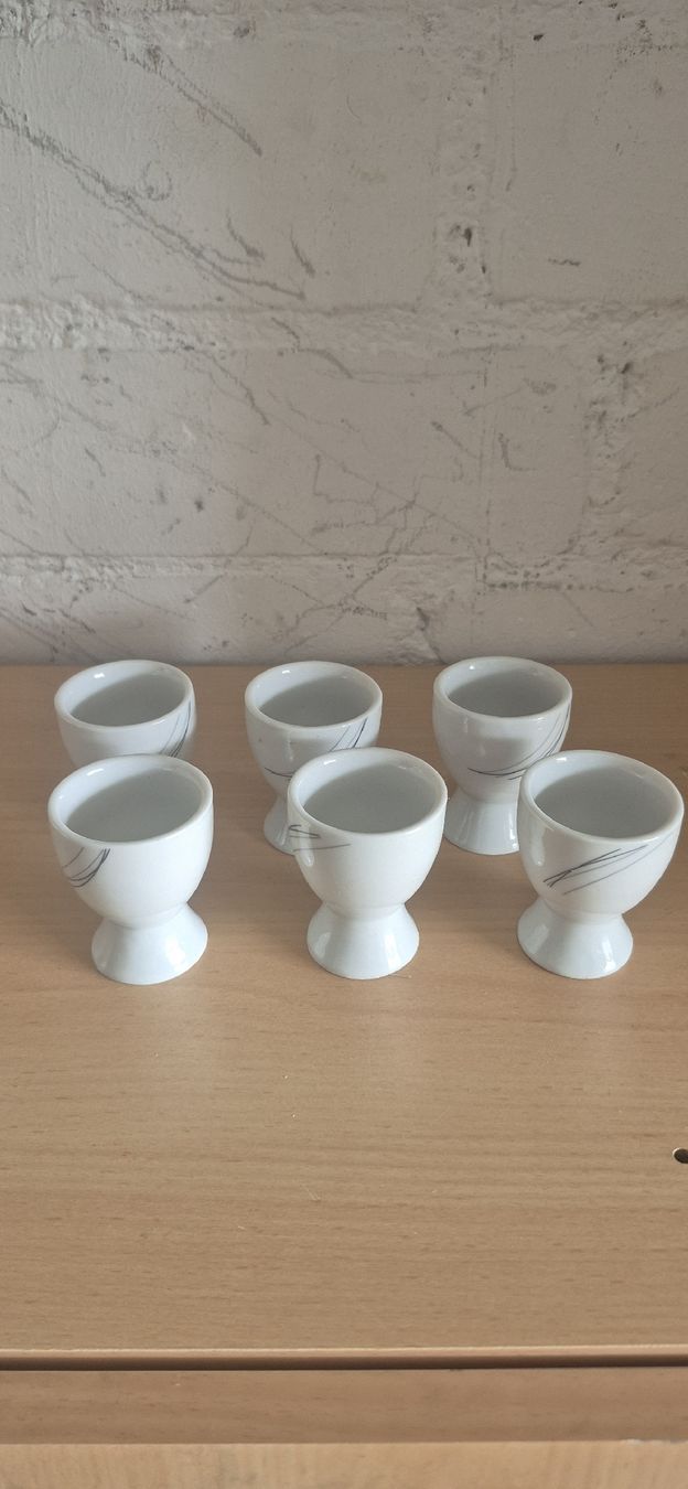 Sonstiges Geschirr: 6 Eierbecher Porzellan weiss  – Neu und originalverpackt aus oensingen von avalon013 1