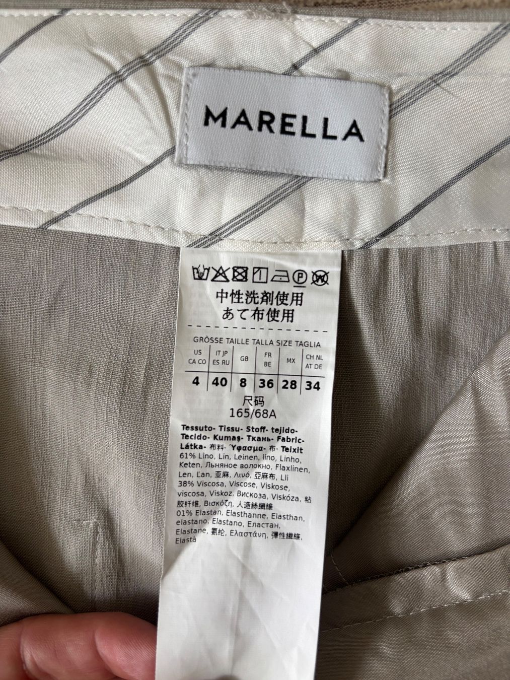 Marella Hosen: Marella linen trousers – Neu (gemäss Beschreibung) aus Neuchâtel von dum_5xby 5
