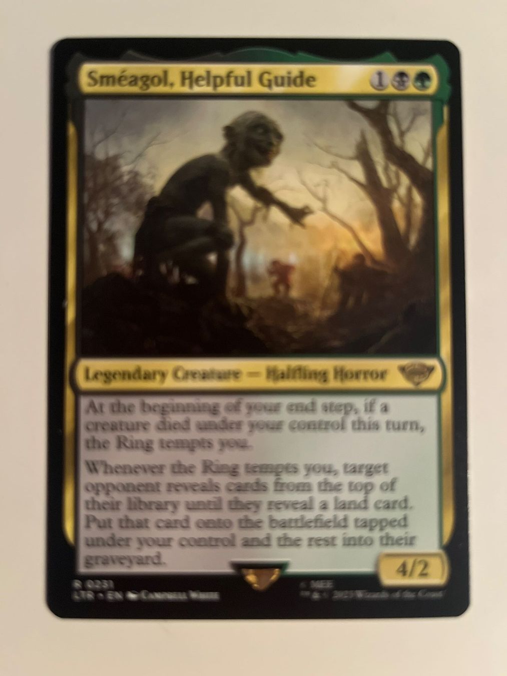 Magic The Gathering Sammelbilder & Trading cards: 1 x Sméagol, Helpful Guide - Magic: The Gathering - MtG – Gebraucht aus Kriens von Shadi1980