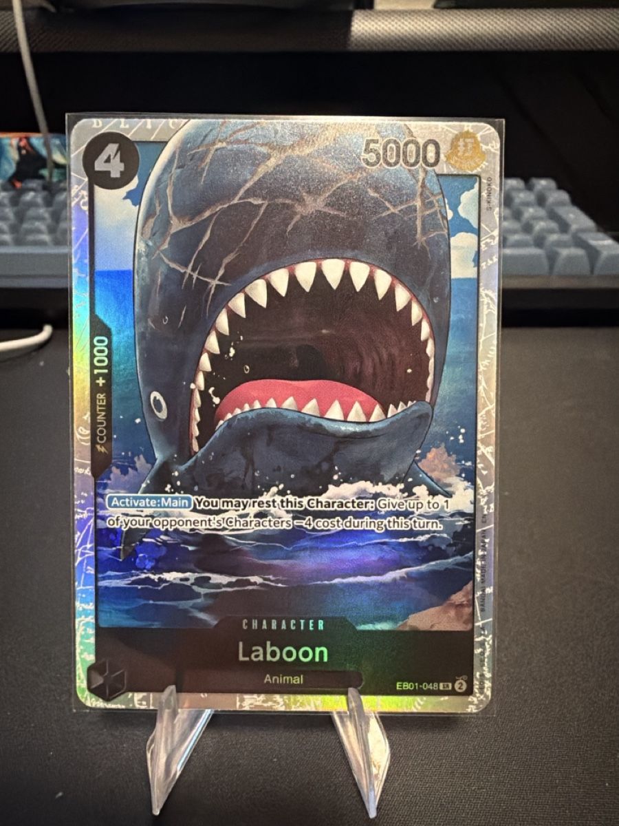 Bandai Carte collezionabili: One Piece Karte Holo Laboon – Nuovo (secondo la descrizione) da Kriens venduto da Ajiani