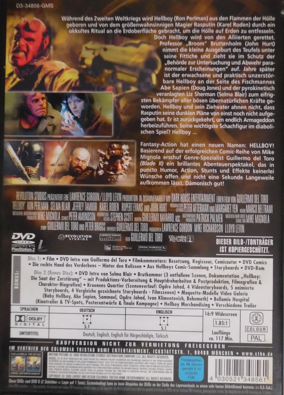 Alle DVDs: Hellboy – Gebraucht aus Bellinzona von Luna093 2