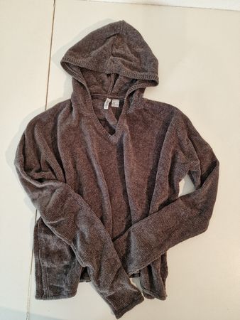 H&M Kuschelpulli Hoodie Braun, Grösse M, 170