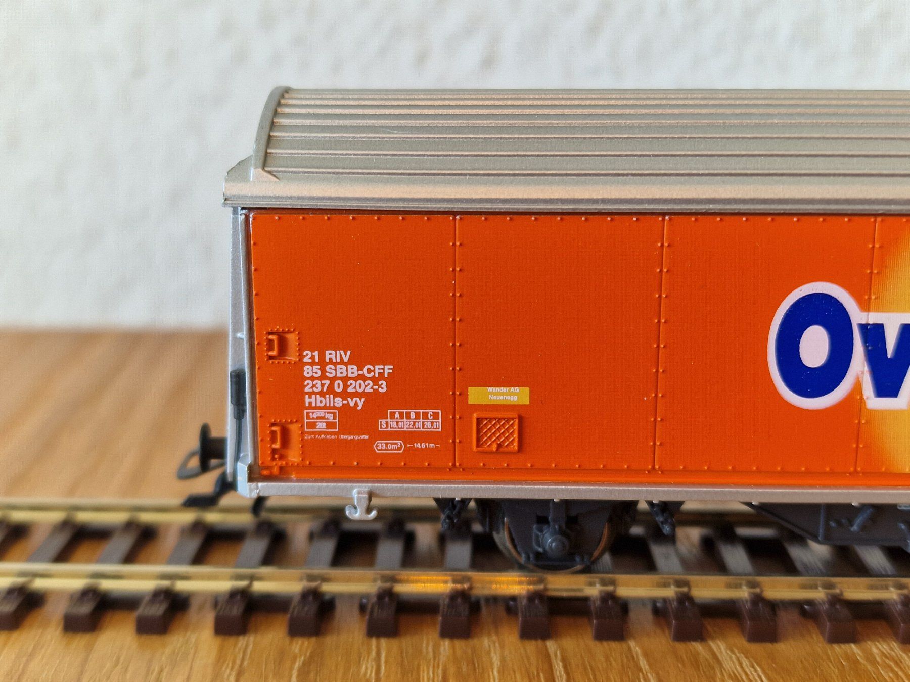 Märklin Modellini di ferrovie: SBB Ovomaltine Güterwagen H0 – Usato da Matten b. Interlaken venduto da lor_hr9w 3