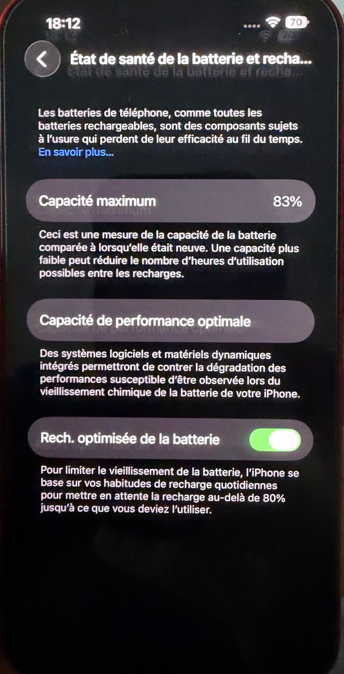 Apple Handys / Smartphones: iPhone 13 Rouge 128Go, batterie 83% – Gebraucht aus Riddes von Kris84 2