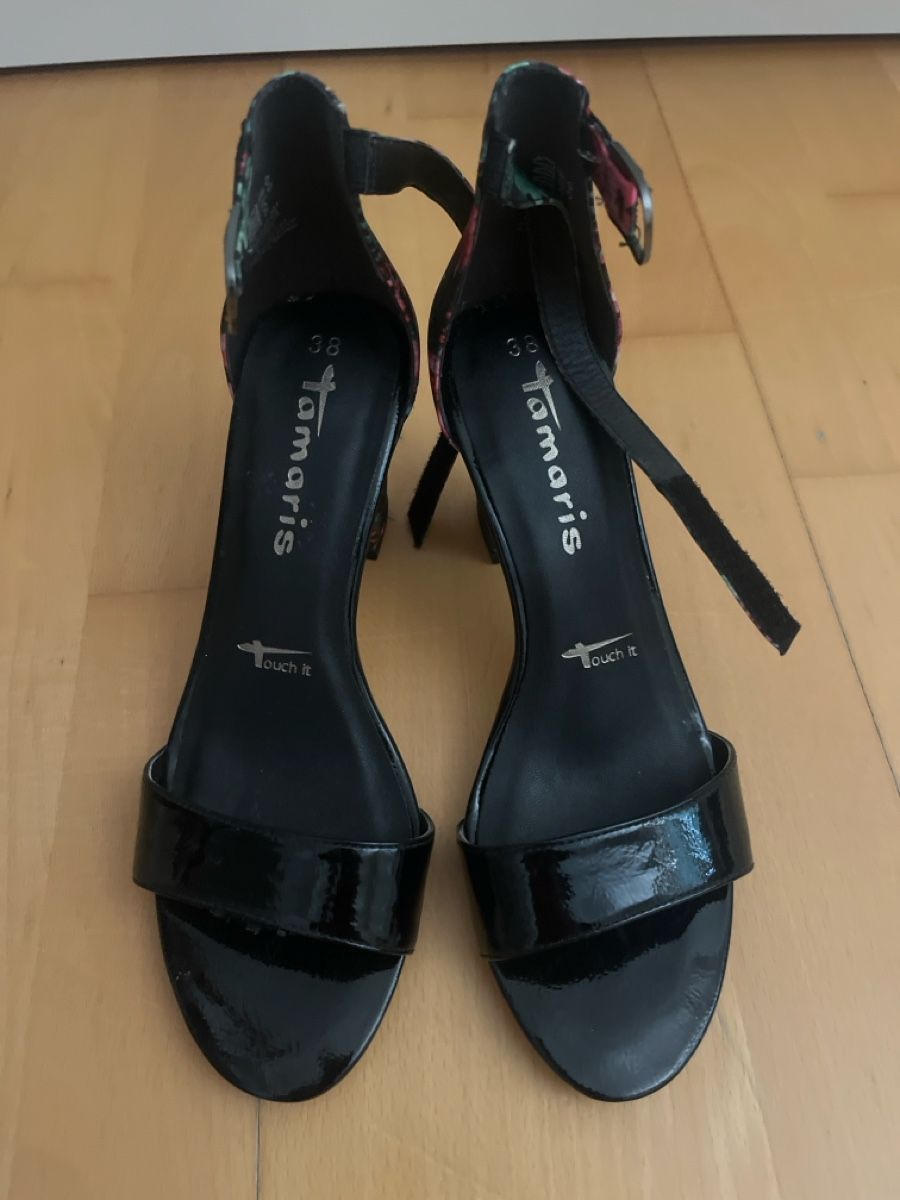 Tamaris Scarpe da donna: Tamaris Sandalen Blumenmuster Grösse 38 – Usato da Kilchberg ZH venduto da asrael02 1