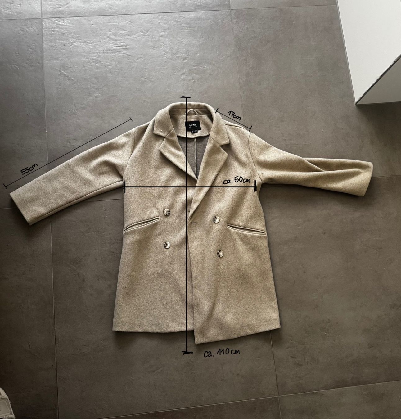 Pull&Bear Cappotti: Pull&Bear Wollmantel, beige, Grösse M – Usato da Hunzenschwil venduto da Tara_B 2