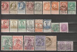 Belgique Lots de Timbres Postaux Collection Ancien