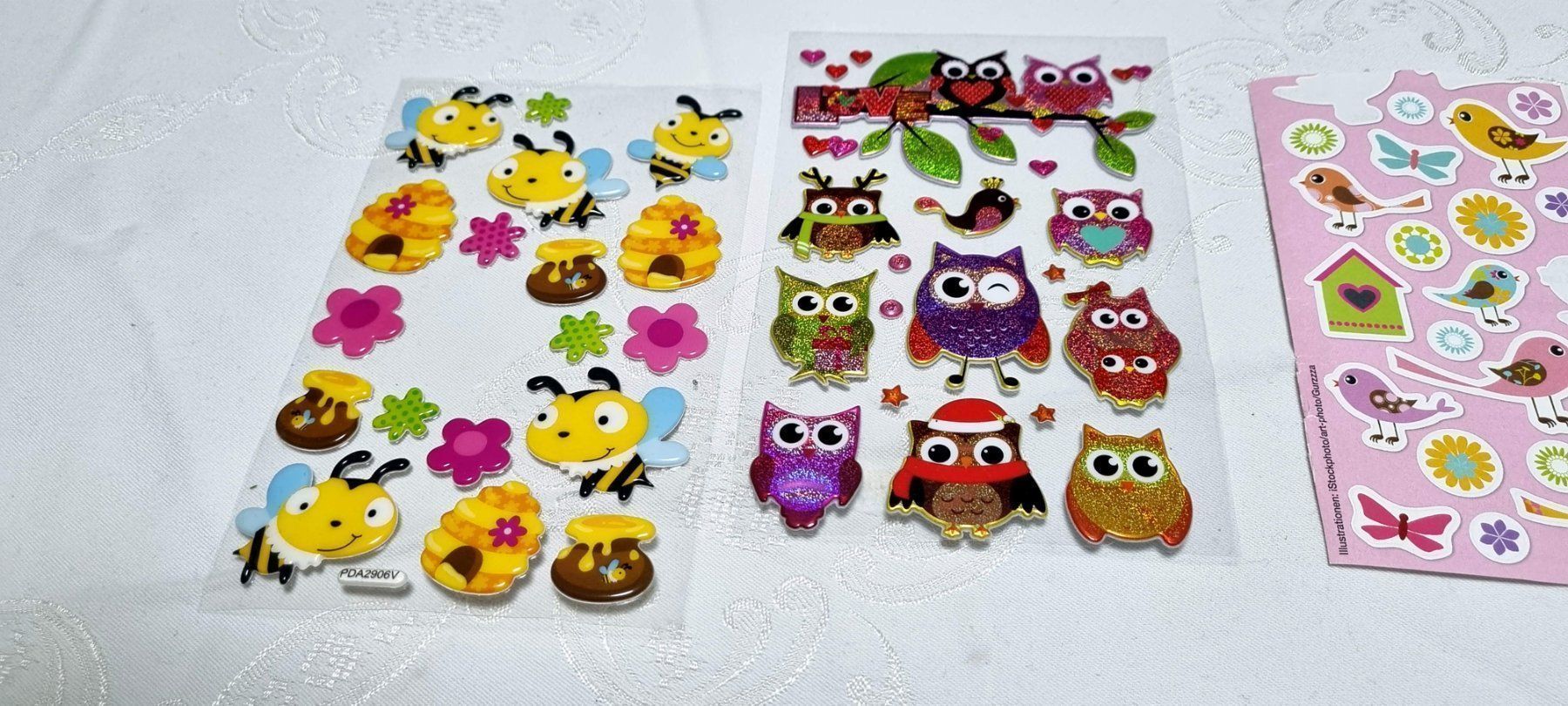 Sticker: 8 lustige Stickerbögen 3D + 2D – Usato da Effretikon venduto da lenalisa63 3