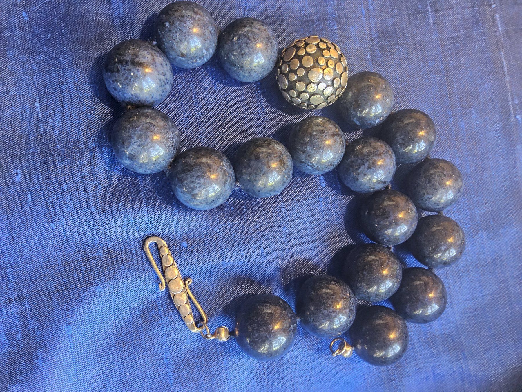 Catenine: Handmade TOP Lapislazuli Sterling Collier Halskette – Usato da Zürich venduto da SciTec 4
