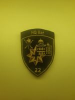 BADGE ECUSSON MILITAIRE SUISSE HQ BAT 22