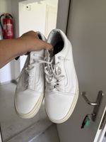 Weisse Vans Old Skool Lederschuhe - Top für den Frühling