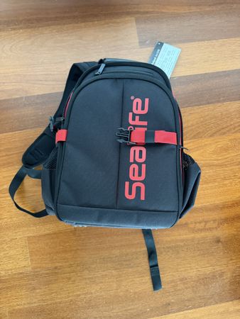 SeaLife Rucksack schwarz rot neu mit Etikett