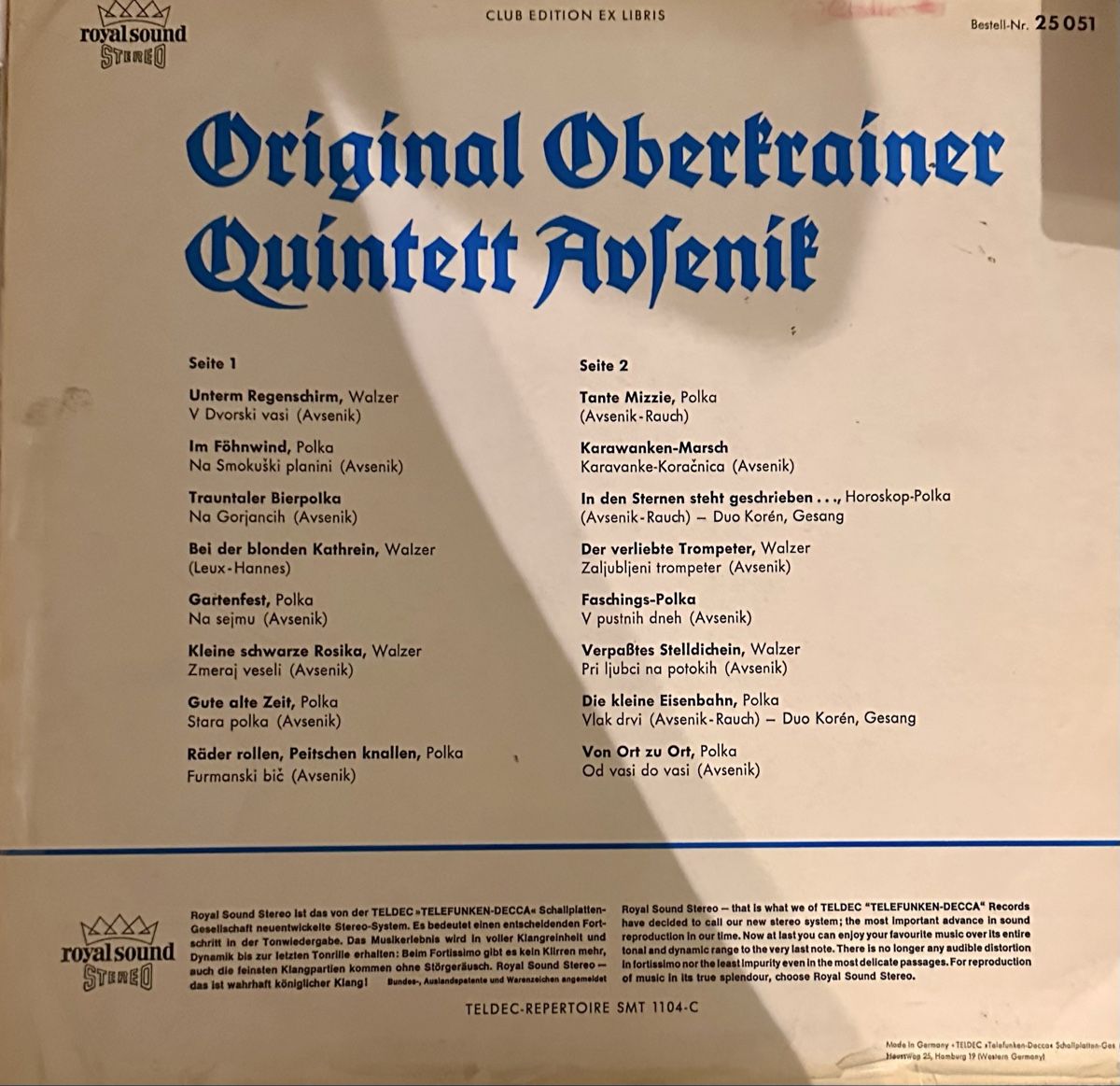 Dischi in vinile: 3 Schallplatten  – Usato da Malters venduto da Gustov 4