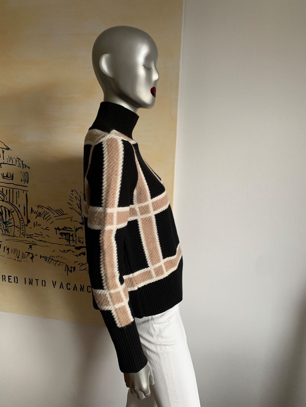 Akris Maglioni & Felpe: AKRIS: Exklusiv gemusterter Rollkragen-Pullover, 36 – Nuovo (secondo la descrizione) da Luzern venduto da paulablue 3