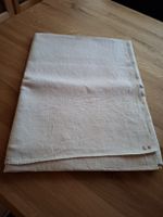 Leinen Leinttuch mit Monogramm LK,  alt ca. 192 x 150 cm