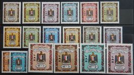Libyen Kat. 359-376 ** 1972 Kat. 35 Euro