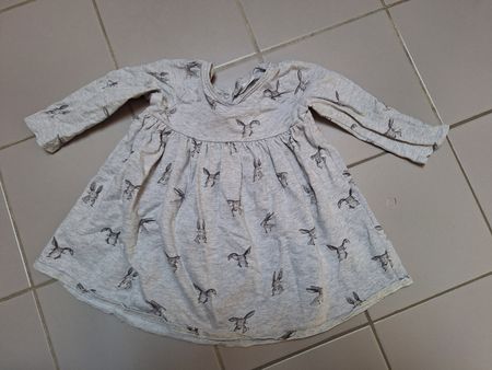 Süsses Hasen Kleid 9-12 Monate 🐇