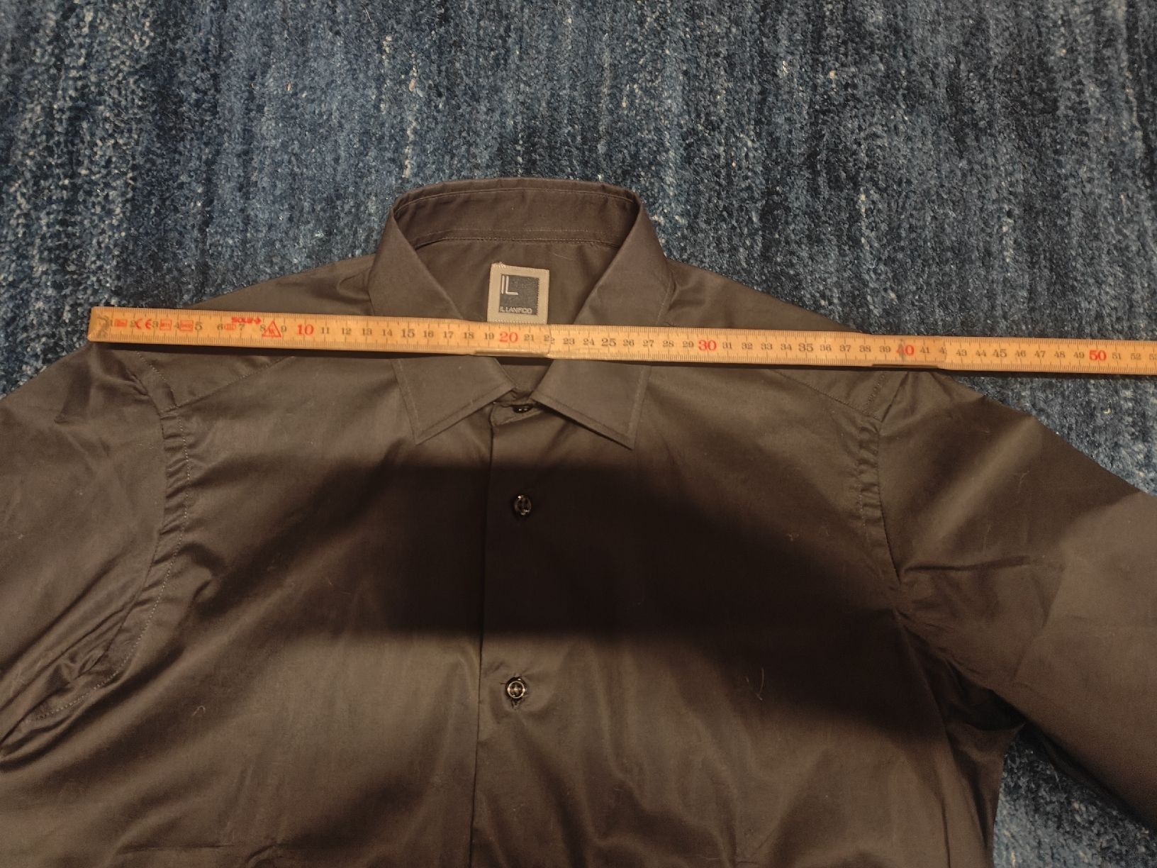 Camicie: IL LANIFICIO 39 1/2 BLACK HEMD – Usato da Magliaso venduto da RESPIRO01 5