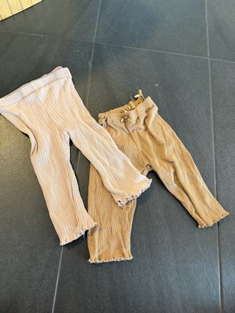 Baby Leggings Set 2 Stück gerippt  68 H&M