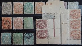 Frankreich Lot alles alte Werte VI