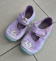 Superfit Hausschuhe Gr. 26, lila mit Einhorn