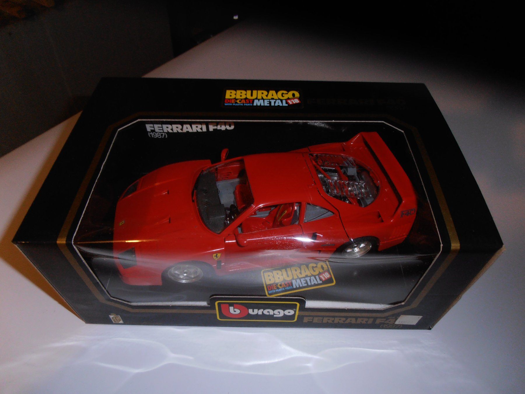 Bburago Modellini d'auto: Modellauto Ferrari F40 – Nuovo e nell'imballaggio originale da Thun venduto da Christhun 3