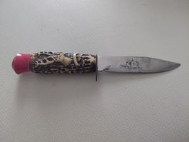 Jagdmesser Solingen Hirschhorngriff imitat  Vintage