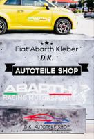 Fiat Abarth Schriftzug Kleber in Weiss 58 cm 13,5 cm NEU