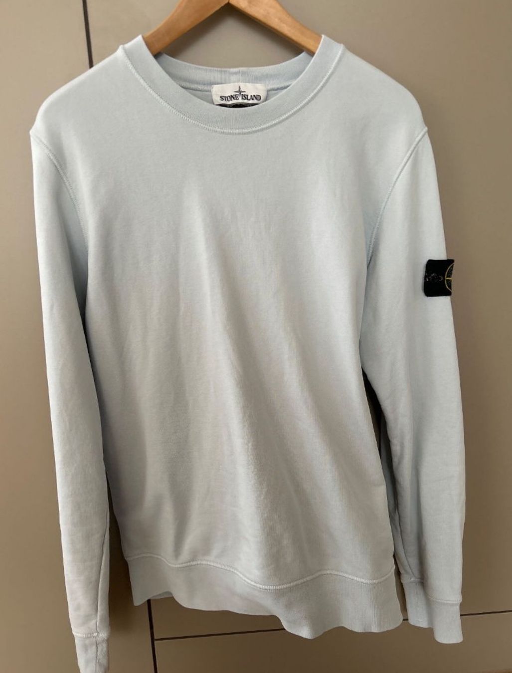 Stone Island Maglioni & Felpe: Stone Island Pullover babyblau Grösse M – Usato da Basel venduto da olo..ir