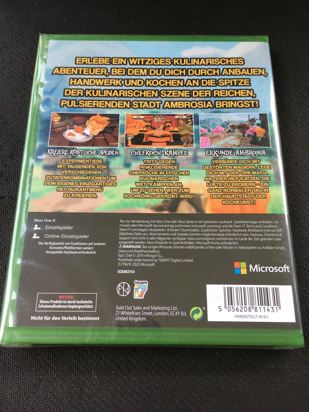 Microsoft Giochi: Epic Chef - Xbox One (Neu/Sealed) – Nuovo e nell'imballaggio originale da St.Gallen venduto da MedienJoe 1