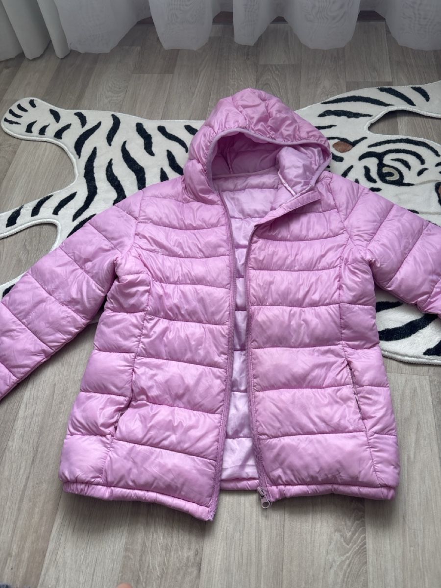 Giacche & Cappotti: Rosa Übergangsjacke mit Kapuze,Grösse 156 – Usato da Basel venduto da ana_2yvd