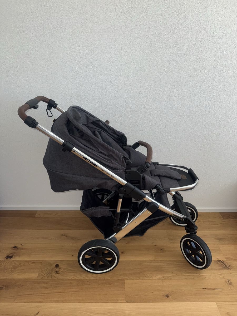 ABC Design Kinderwagen: Kinderwagen ABC Design Salsa 4 Air dunkelgrau – Gebraucht aus Birr von bbk26 1