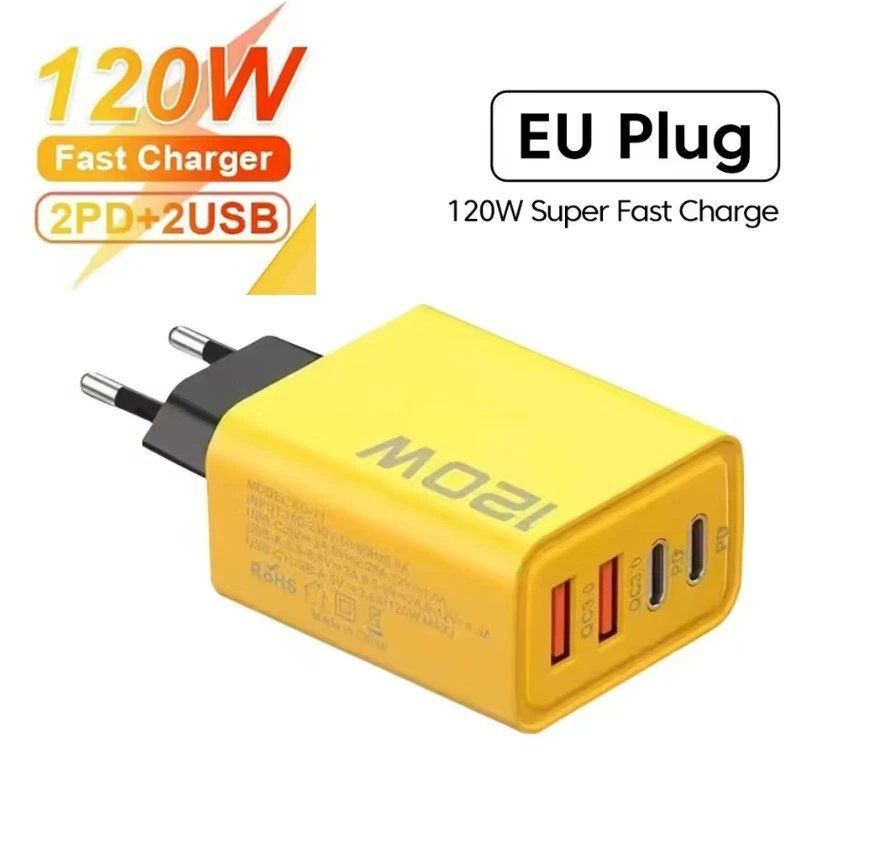 Caricabatterie: Fast  120W USB C Schnellladegerät  QC 3.0 & PD iphone – Nuovo (secondo la descrizione) da Kirchdorf AG venduto da csnmclub 1