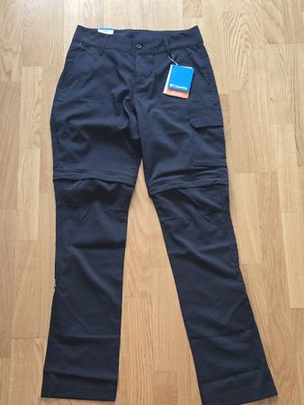 Columbia Pantalon de randonnée convertible noir NEUF