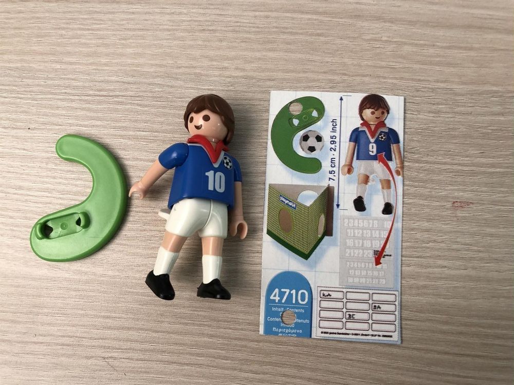 PLAYMOBIL Sports Y Action: Figura De Futbolista Francia 1 (70480) A Partir De 4 Años