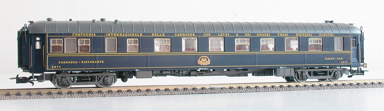 Rivarossi Modellini di ferrovie: Rivarossi Speisewagen CIWL / TEE Spur H0 – Usato da Oberwil BL venduto da Klang