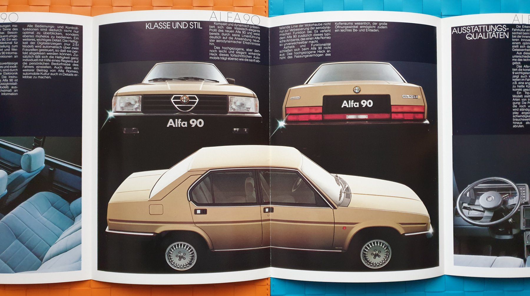 Riviste & Magazine: ALFA ROMEO 90 1985 - Prospekt / Katalog – Usato da Viganello venduto da CARLiteratur 1
