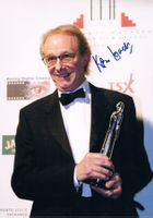 Ken Loach 1936- Autogramm signiert Foto 20x30cm