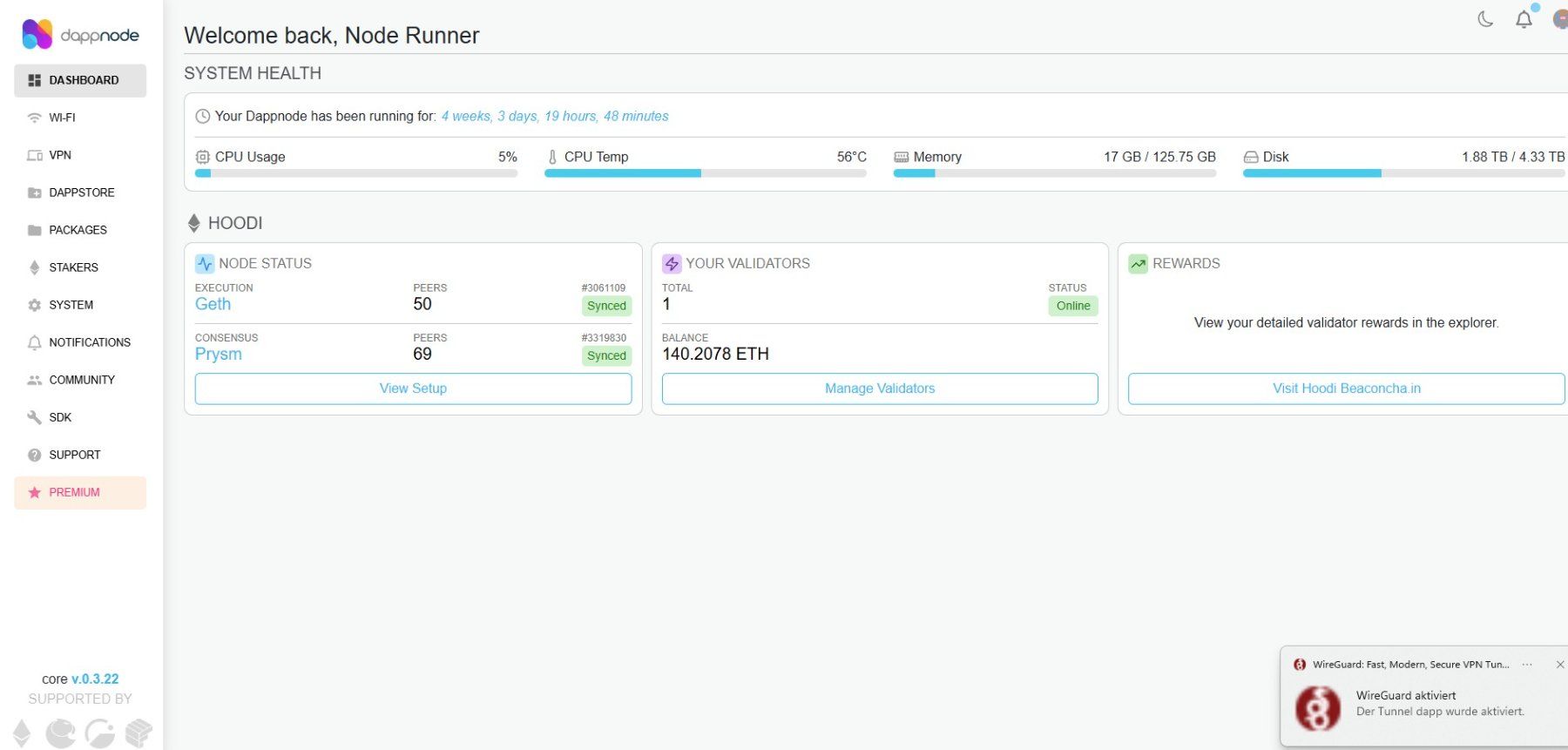 Hewlett Packard Server: HPE Server mit DappNode ETH Validator Setup –technische Ins. – Usato da Wettingen venduto da Kruselhund 4