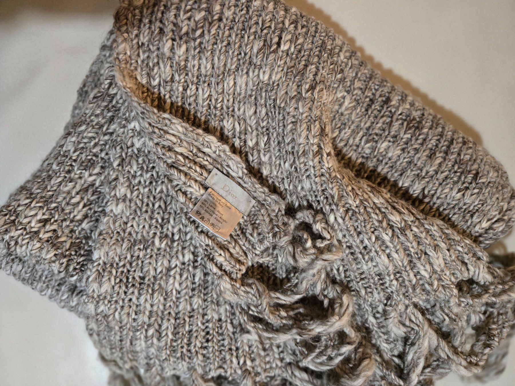 Dior Foulard & Sciarpe: Dior, 2007 Navigate Runway Scarf. Hedi Slimane. – Usato da Basel venduto da Mr.Wednesday 4