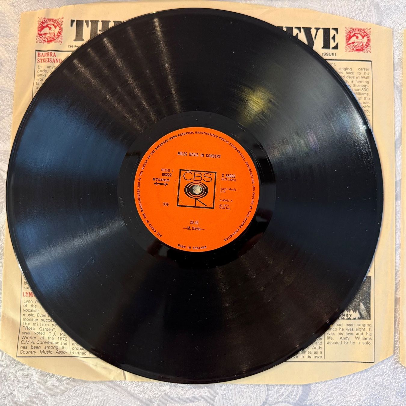 Schallplatten: MILES DAVIS - MILES DAVID IN CONCERT – Gebraucht aus Zürich von fehlton 4