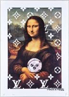 Death NYC Ltd Ed Pop Art Druck " Vuitton Rolex Mona Lisa