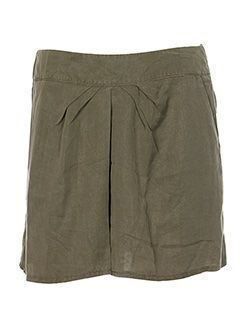 LA FEE MARABOUTEE - Jupe courte kaki T38